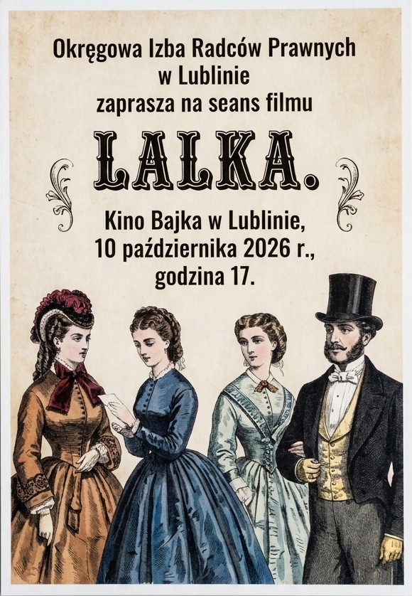 Zaproszenie na seans filmu „Lalka”
